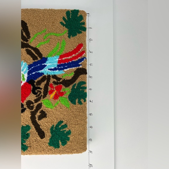 Multi-Purpose Handwoven Tropical Bird Bag -  Colorful Wayuu Macaw Sleeve Cover - Picture 8 of 9